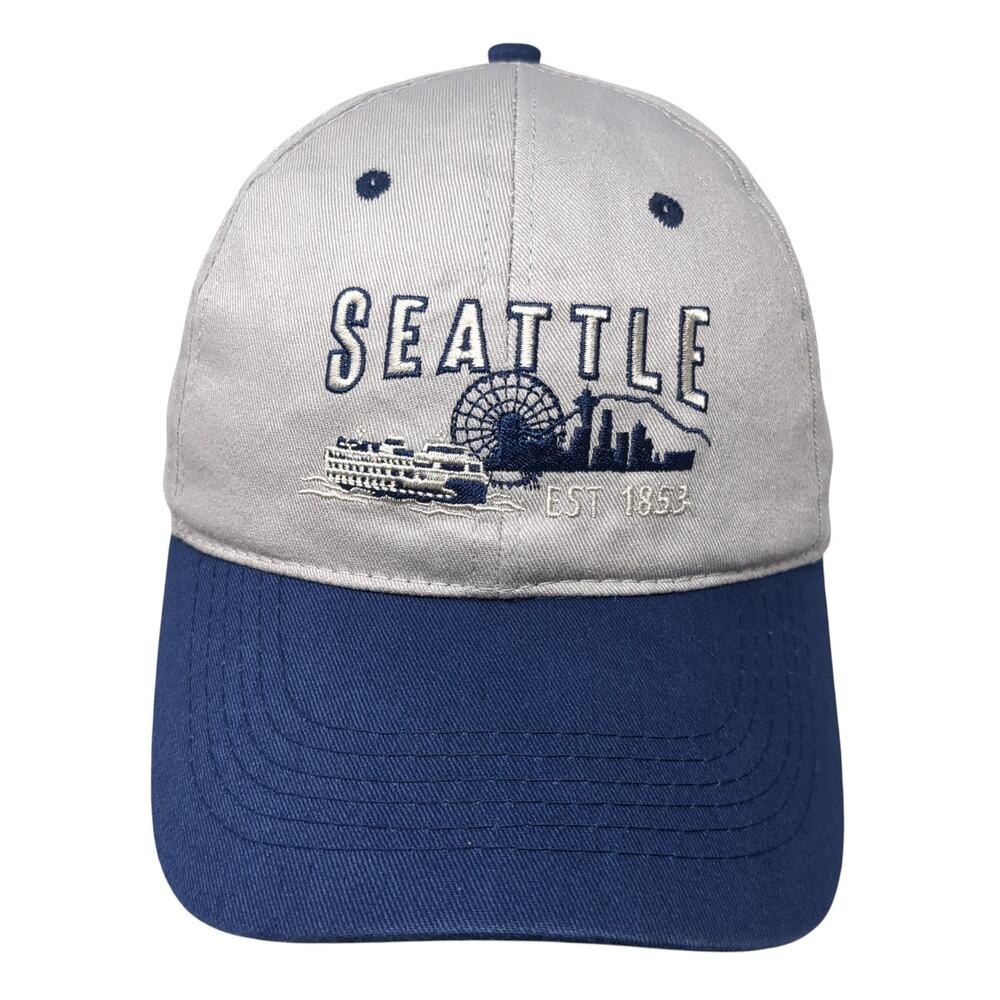 Seattle Est. 1853 Baseball Cap Multicolor One Size Adjustable Embroidered